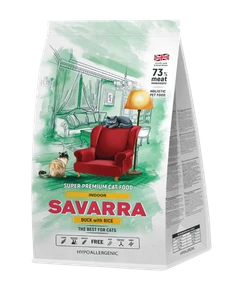 {{photo.Alt || photo.Description || 'Сухой корм SAVARRA Adult Cat Duck/Rice гипоаллергенный для взрослых кошек с уткой и рисом'}}