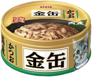 Консервы для кошек AIXIA Kin-Can Skipjack tuna полосатый тунец 4571104712428
