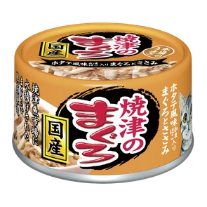 Консервы для кошек AIXIA Yaizu-no-Maguro, тунец, куриное филе и гребешок в нежном желе 45182549