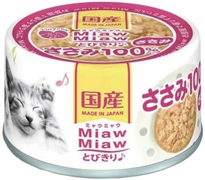 Консервы для кошек AIXIA MiawMiaw Tobikiri, куриное филе в нежном желе 45182716