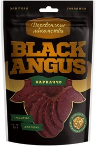 Деревенские лакомства для собак Black angus Карпаччо из говядины 79201963