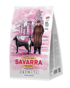 {{photo.Alt || photo.Description || 'Сухой корм Savarra Adult Large Breed Lamb/Rice для собак крупных пород с ягненком и рисом'}}