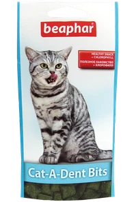 Подушечки для чистки зубов кошек Beaphar Cat-A-Dent Bits 13147