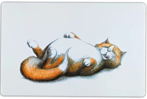 Коврик Trixie под миску Thick Cat 44x28 см 46489/24475