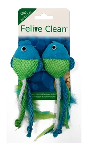 Игрушка для кошек Feline Clean Dental Рыбки с кошачьей мятой WB23542