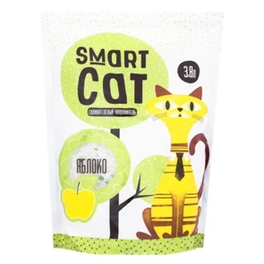 {{photo.Alt || photo.Description || 'Силикагелевый наполнитель SMART CAT с ароматом яблока'}}