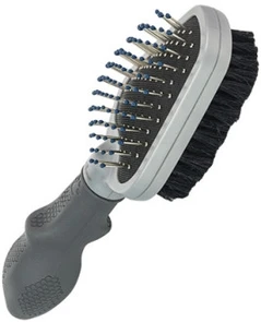 {{photo.Alt || photo.Description || 'Двусторонняя щетка-расческа FURminator Dual Brush для кошек и собак длина зубцов 12 мм'}}