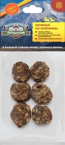 {{photo.Alt || photo.Description || 'Печенье-лакомство для собак Погрызухин из оленины с овсянкой'}}