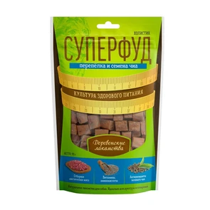 {{photo.Alt || photo.Description || 'Лакомство для собак Деревенские лакомства Суперфуд Перепелка и семена чиа'}}