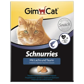 {{photo.Alt || photo.Description || 'Витаминизированное лакомство для кошек GimCat Schnurries: Сердечки с лососем и таурином'}}