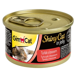 Консервы GimCat ShinyCat консервы для кошек из тунца с лососем в желе