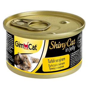 Консервы GimCat ShinyCat для кошек из тунца с сыром в желе