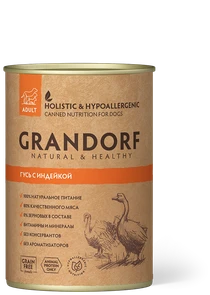 {{photo.Alt || photo.Description || 'Консервы GRANDORF для собак всех пород с гусем и индейкой'}}