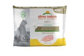 {{photo.Alt || photo.Description || 'Набор паучей ALMO NATURE для взрослых кошек куриное филе 6 шт. по 55 гр. Multipack Classic Chicken Fillet'}}