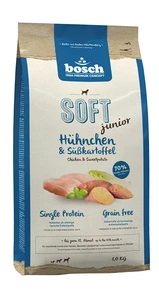 {{photo.Alt || photo.Description || 'Беззерновой полувлажный корм Bosch Soft Junior для щенков всех пород с курицей и бататом'}}
