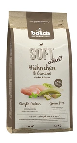 {{photo.Alt || photo.Description || 'Беззерновой полувлажный корм Bosch Soft Adult для взрослых собак всех пород с курицей и бананами Chicken and Banana'}}