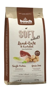 {{photo.Alt || photo.Description || 'Беззерновой полувлажный корм Bosch Soft Adult для взрослых собак всех пород с уткой и картофелем Farm Duck and Potato'}}