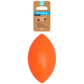 Игрушка для собак PitchDog SportBall мяч-регби  для аппортировки 9 см оранжевый