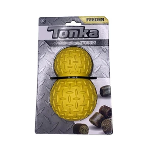 {{photo.Alt || photo.Description || 'Игрушка-дозатор под лакомства для собак Tonka рифленая размер 12,7 см (для крупных пород)'}}