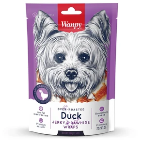 {{photo.Alt || photo.Description || 'Лакомство WANPY DOG для собак всех пород косточки с уткой Duck Jerky / Rawhide Wraps'}}