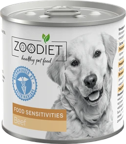 Консервы для собак ZooDiet с говядиной для чувствительного пищеварения 240 гр