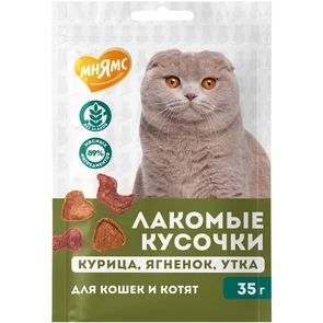 {{photo.Alt || photo.Description || 'Лакомство для котят и кошек Мнямс лакомые кусочки мясное ассорти, курица, ягненок, утка'}}