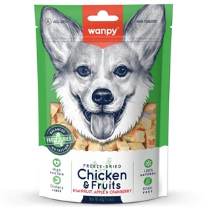 {{photo.Alt || photo.Description || 'Сублимированное лакомство WANPY DOG для собак "Курица и фрукты" Freeze Dried Chicken &amp; Fruit'}}