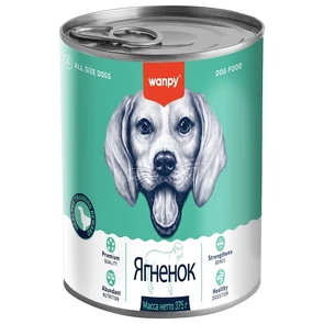 {{photo.Alt || photo.Description || 'Консервы WANPY DOG для собак из ягненка LAMB FOR DOG'}}