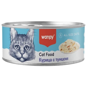 {{photo.Alt || photo.Description || 'Консервы WANPY CAT для кошек "Кусочки курицы и тунец" chicken pieces &amp; tuna for cat'}}