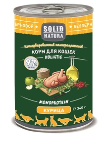 {{photo.Alt || photo.Description || 'Консервы Solid Natura Holistic для кошек Курица в желе'}}