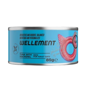 {{photo.Alt || photo.Description || 'Консервы Wellement паштет для взрослых и стерилизованных кошек Тунец с макрелью Tuna with Mackerel Pate'}}