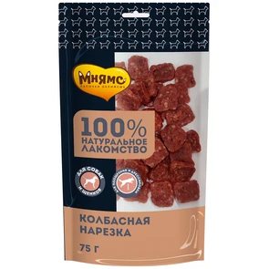 {{photo.Alt || photo.Description || 'Лакомство для собак Мнямс Колбасная нарезка'}}
