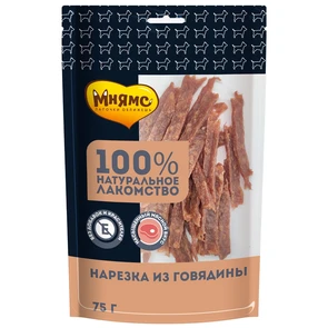 {{photo.Alt || photo.Description || 'Лакомство для собак Мнямс Нарезка из говядины'}}