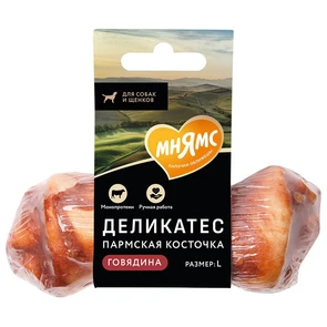{{photo.Alt || photo.Description || 'Лакомство для собак Мнямс "Пармская косточка"'}}