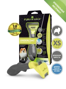 {{photo.Alt || photo.Description || 'FURminator XS для собак миниатюрных и карликовых пород (до 4.5 кг) с длинной шерстью ширина рабочей поверхности 25 мм (FUR Dog Undercoat XS Long Hair)'}}