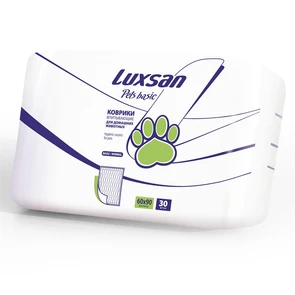 {{photo.Alt || photo.Description || 'Коврики (пеленки) LUXSAN Basic для животных 60х90 30 шт'}}