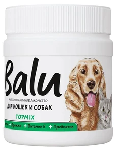 Лакомство мультивитаминное Balu для собак и кошек "TOPMIX", 600 табл. 00-00000767