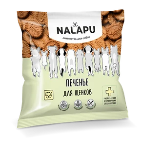 {{photo.Alt || photo.Description || 'Печенье NALAPU для щенков, мультивитаминное'}}