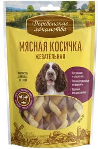 {{photo.Alt || photo.Description || 'Деревенские лакомства - Мясная косичка жевательная'}}