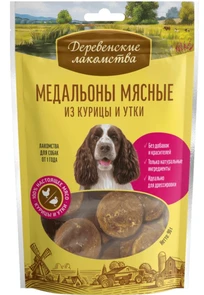 {{photo.Alt || photo.Description || 'Деревенские лакомства - Медальоны мясные из курицы и утки'}}