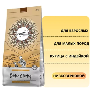 {{photo.Alt || photo.Description || 'Сухой корм CRAFTIA NATURA для взрослых собак миниатюрных и мелких пород из курицы и индейки (CHICKEN &amp; TURKEY ADULT DOG TOY &amp; SMALL BREED)'}}