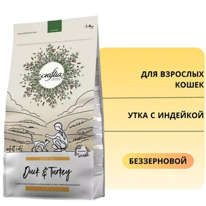 {{photo.Alt || photo.Description || 'Беззерновой сухой корм CRAFTIA HARMONA для взрослых кошек из утки и индейки (HARMONA DUCK &amp; TURKEY ADULT CAT)'}}