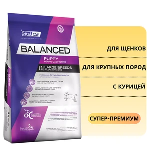 {{photo.Alt || photo.Description || 'Сухой корм Vitalcan для щенков крупных пород с курицей Balanced Dog Puppy Large Breed'}}