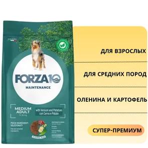 {{photo.Alt || photo.Description || 'Сухой корм Forza10 Maintenance для взрослых собак средних пород с олениной и картофелем Medium Adult'}}