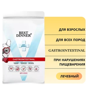 {{photo.Alt || photo.Description || 'Сухой корм Best Dinner Vet Profi для собак при нарушениях пищеварения Gastrointestinal'}}