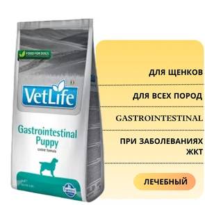 {{photo.Alt || photo.Description || 'Сухой корм FARMINA VET LIFE GASTRO-INTESTINAL PUPPY для щенков всех пород диета при заболеваниях ЖКТ'}}
