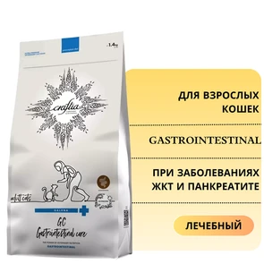 {{photo.Alt || photo.Description || 'Сухой корм Craftia Galena для кошек при заболеваниях ЖКТ и панкреатите Craftia Galena Gastrointestinal  Сare'}}