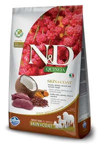 Акция! Скидка 55% Срок до 13.11.2026 2,5 кг Беззерновой cухой корм FARMINA ND QUINOA для собак средних и крупных пород с олениной и киноа для кожи и шерсти 8809/PND0250054.срок