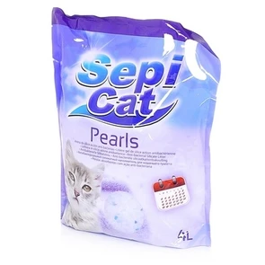 Силикагелевый наполнитель Sepiolsa Sepicat Pearls "Жемчужный" без запаха 20411