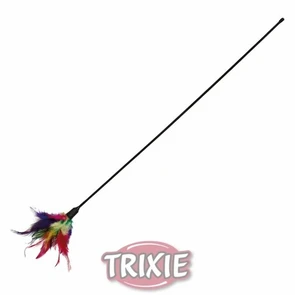 Удочка-дразнилка TRIXIE для кошек с перьями 50 см 20647/4106